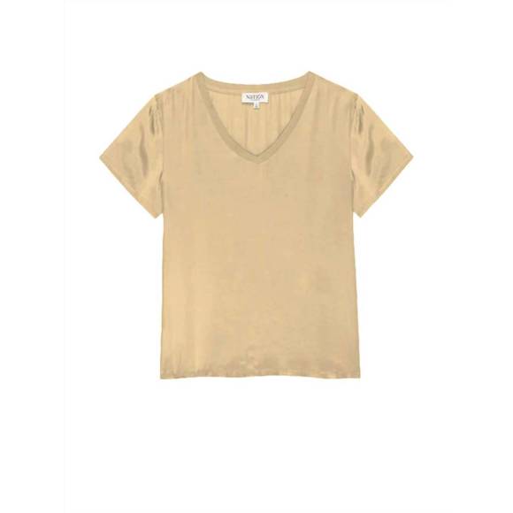 NEW NATION LTD june satin top in nomad - Picture 4 of 4